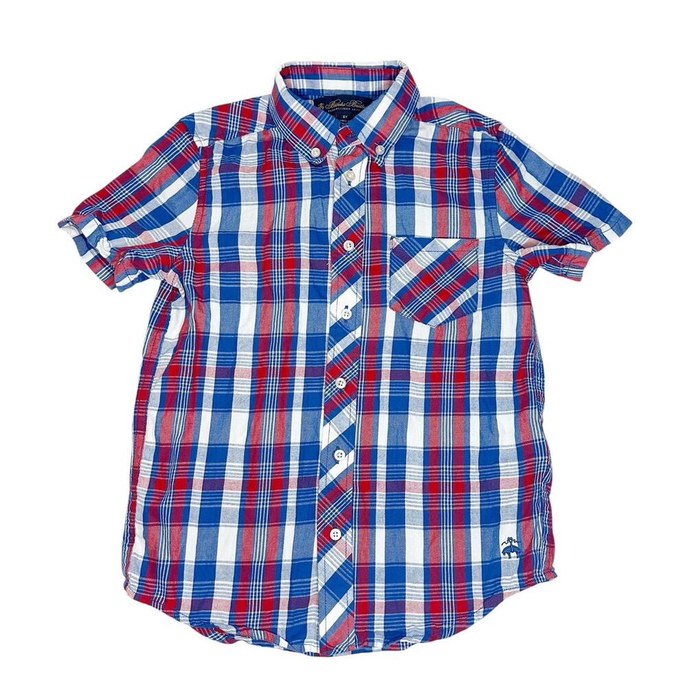 Brooks Brothers Short Sleeve Button Down Size 8Y